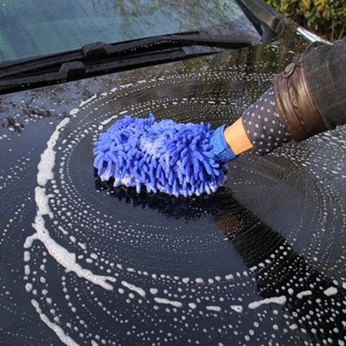 Microfiber Wash Mitt  Multipurpose Cleaning Glove (1 Pc)