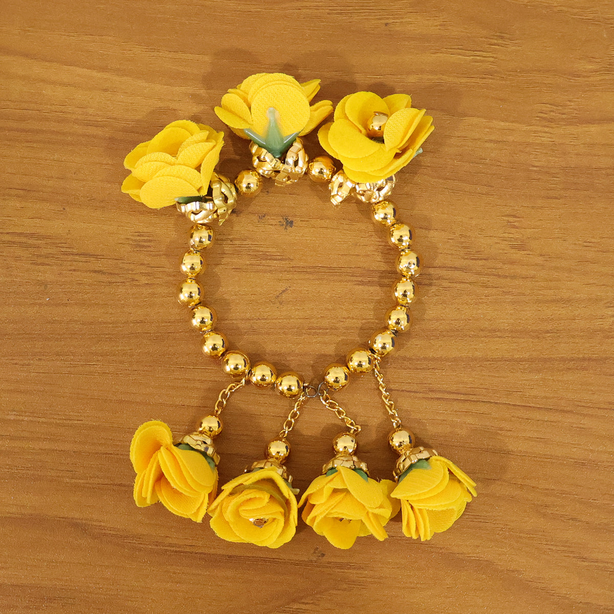 Traditional Pooja Wrist Ornament Haldi Kada Bracelet (1 Pc)